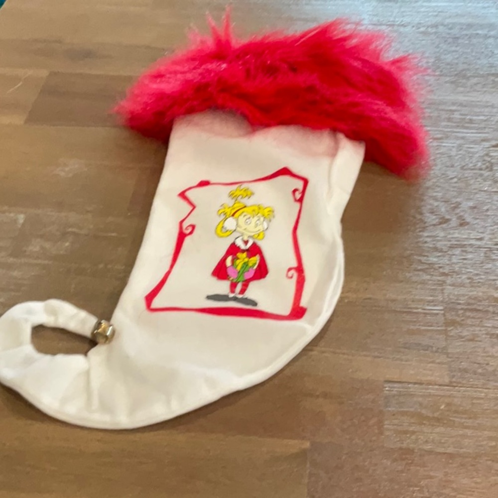 Dr. Seuss How the Grinch Stole Christmas Cindy Lou Who Stocking